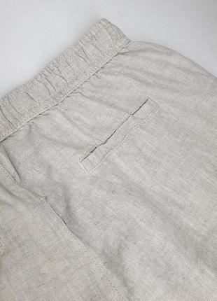 Льняные брюки-кюлоты marks &amp; spencer7 фото