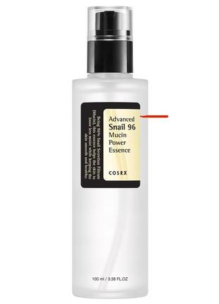 Cosrx advanced snail 96 mucin power essence сироватка з муцином1 фото