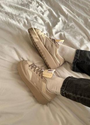 Кроссовки женские puma cali sneakers beige bone