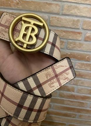 Ремень burberry reversible belt круглый2 фото