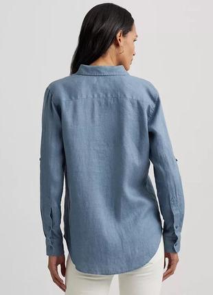 Ralph lauren original.  рубашка лен р l