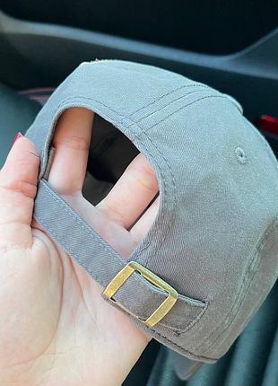 Серая кепка/бейсболка