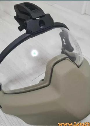 Балістичні окуляри на каску fast revision galvion viper batlskin cobra забрало візор для шолома фаст mich нато