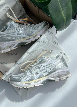 Жіночі кросівки gel-kayano 14 silver/white