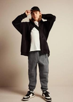 h&m объемное джогери спортивні штани утеплені