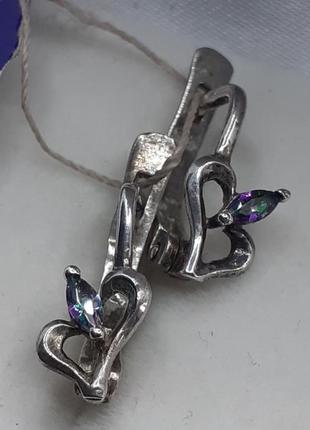 Серьги серебро
