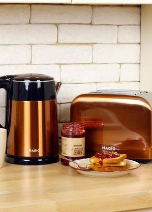 Тостерница magio mg-285, тостер для хлеба, gs-493 маленький тостер