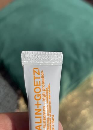 Крем для лица malin+goetz cream sunscreen spf 30, 5 мл 3