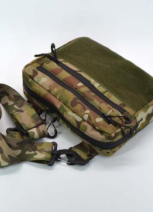 Сумка месенджер наплічна водонепроникна в камуфляжі мультікам