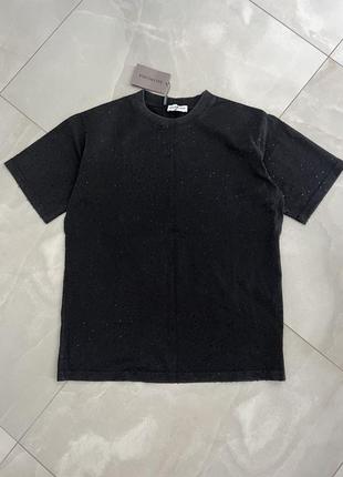 Футболка balenciagq в камінцях