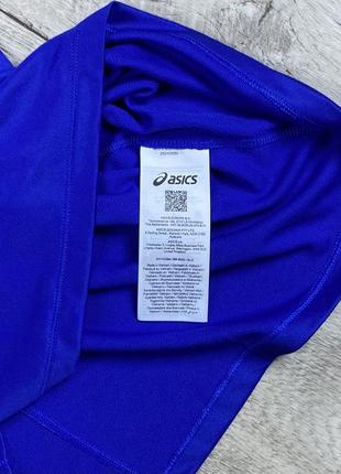 Asics футболка l размер спортивная синяя с принтом5 фото