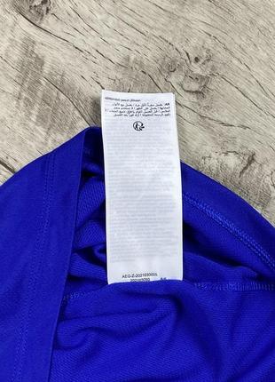 Asics футболка l размер спортивная синяя с принтом7 фото