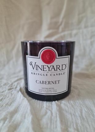 Kringle candle vineyard cabernet aроматична свічка
