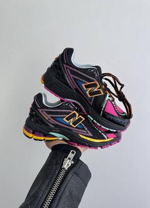 Жіночі кросівки в стилі new balance 1906 « black / multicolor » premium.6 фото