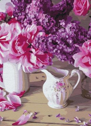 Картина за номерами ніжність до сніданку bs51683 40x50 nia-mart