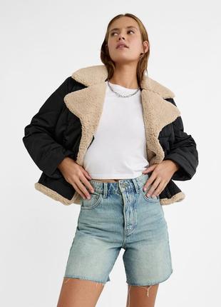 Куртка авіатор stradivarius