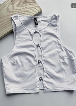 Топ з вирізами h&m