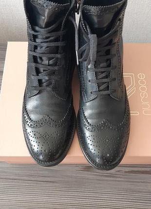 Черевики, челсі з натуральної шкіри 35р. нурсаче фірма