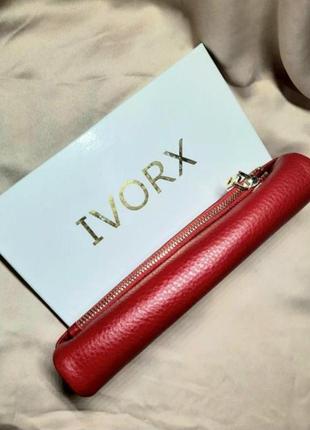 Шкiряний гаманець без жорсткого каркасу мiсткий ivorx3 фото