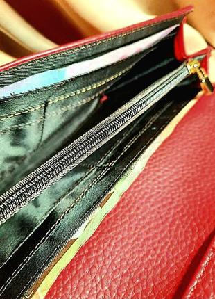 Шкiряний гаманець без жорсткого каркасу мiсткий ivorx6 фото