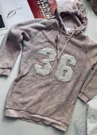 Мʼягенький жіночий худі на флісі від h&m 🩷