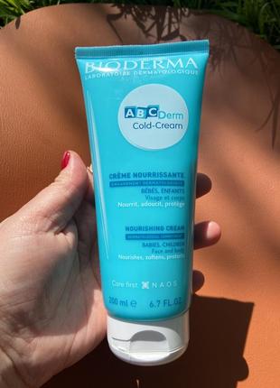 Bioderma abcderm cold cream body крем для немовлят та для дорослих6 фото