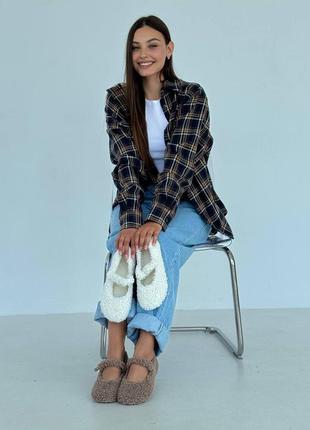 Хутряні балетки, балетки хутро