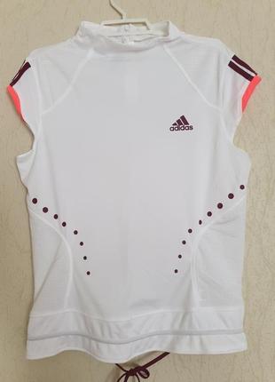 Класна спортивна бiла футболка adidas акцiя 1=2