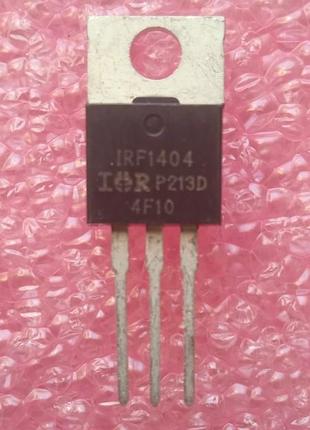 Транзистор irf1404pbf to-220ab power mosfet, n channel, 40v 202a
