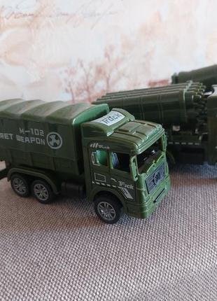 Инерционные машинки военная техника 4шт4 фото