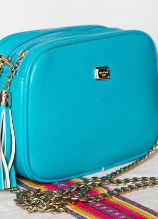 Небольшая бирюзовая сумка 3
