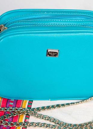 Небольшая бирюзовая сумка 5