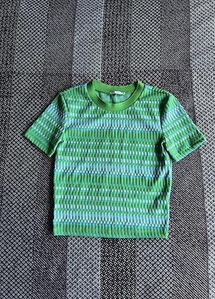 Zara женская футболка по новым Коллекциям оригинал бы у