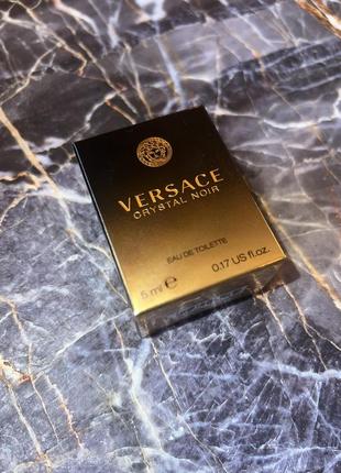 Оригинальный парфюм versace crystal noir (mini5 ml)