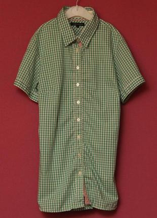 Tommy hilfiger рр 4 s-xs рубашка из хлопка