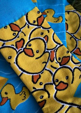 Носки, цветные асимметричные носки, яркие носки, носки с принтом, носки с рисунком2 фото