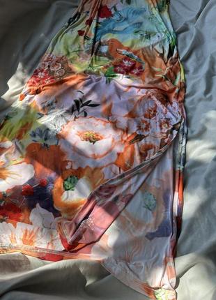 Плаття в підлогу з розрізом 4