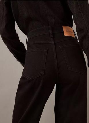 Джинси calvin klein , прямі джинси calvin klein , жіночі джинси
