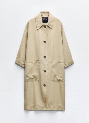 Плащ тренч zara
