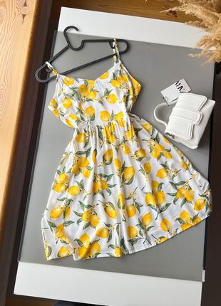 Плаття з лимонами 🍋