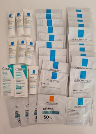 Набір сироватка la roche posay effaclar serum гель для вмивання effaclar крем effaclar duo +