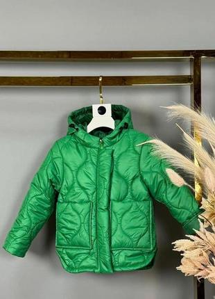 Курточка для девушек (зеленая)1 фото