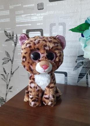 М'яка іграшка серії beanie boo's леопард patches ty.