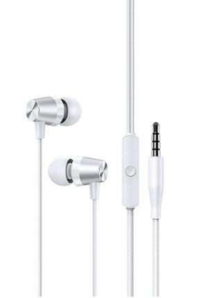 Навушники usams ep-42 3.5mm in-ear earphone 1.2m white hmt
