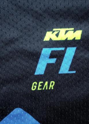 Велофутболка  ktm fl gear italy cycling jersey (m)7 фото