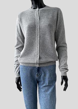 Вовняний кашеміровий джемпер светр кардиган escada вовна кашемір