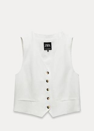 Костюм брючний  палаццо лляний zara