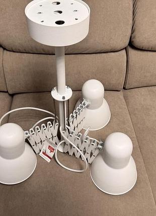 Светильник nowodvorski 3*60 вт, е27 цвет белый harmony