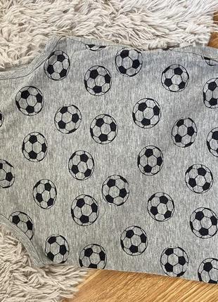 Бельеная серая майка на мальчика name it рр 134/140