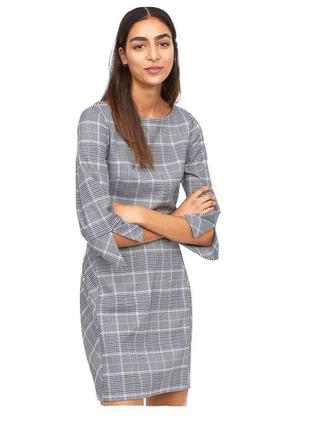 Платье а-силуэта в клетку от h&m